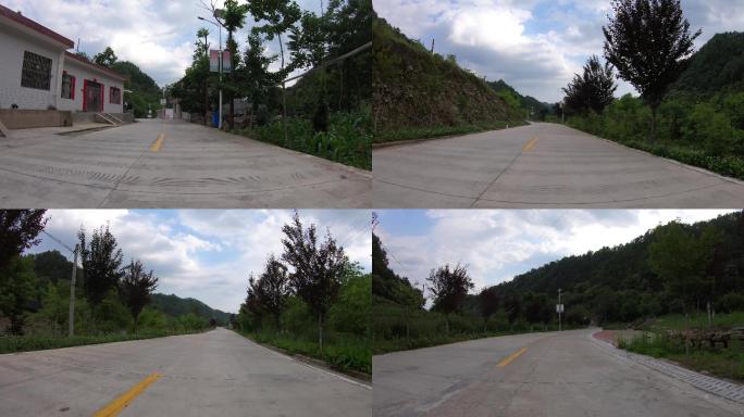 山村道路行车视角4K