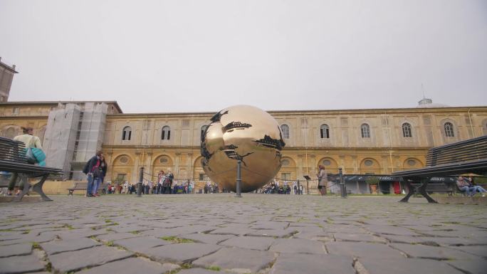 梵蒂冈圆球地球模型