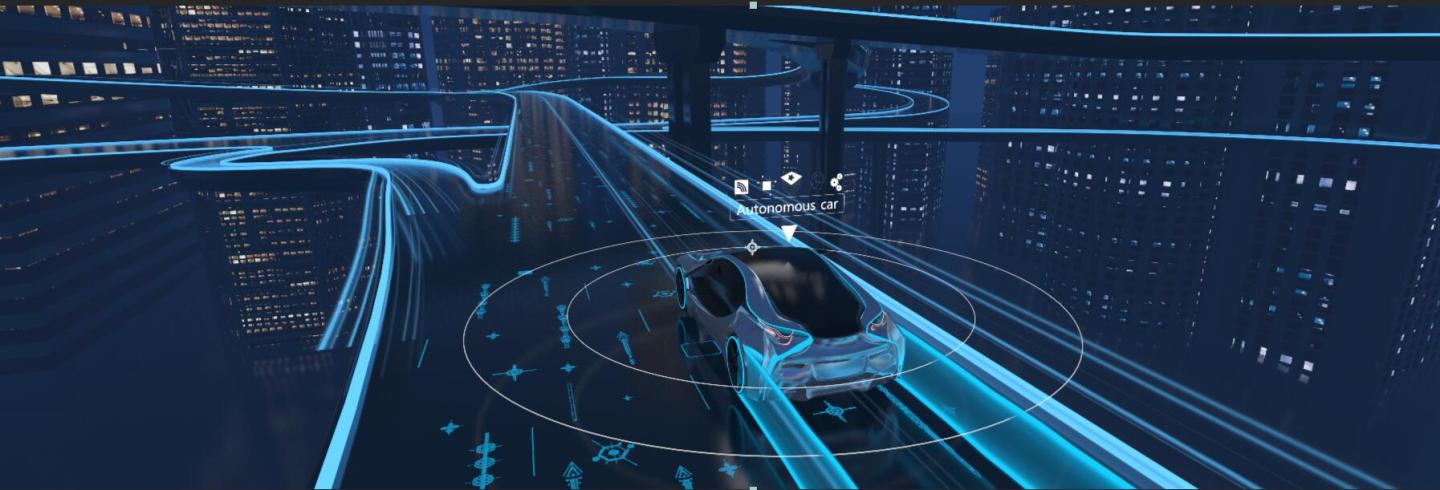 汽车自动驾驶科技概念