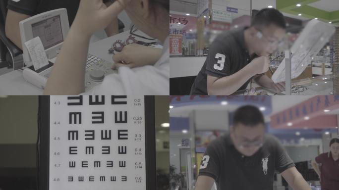 4K近视眼-眼镜店配眼镜-验光（可调色）