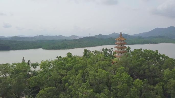 南山西丽水库航拍