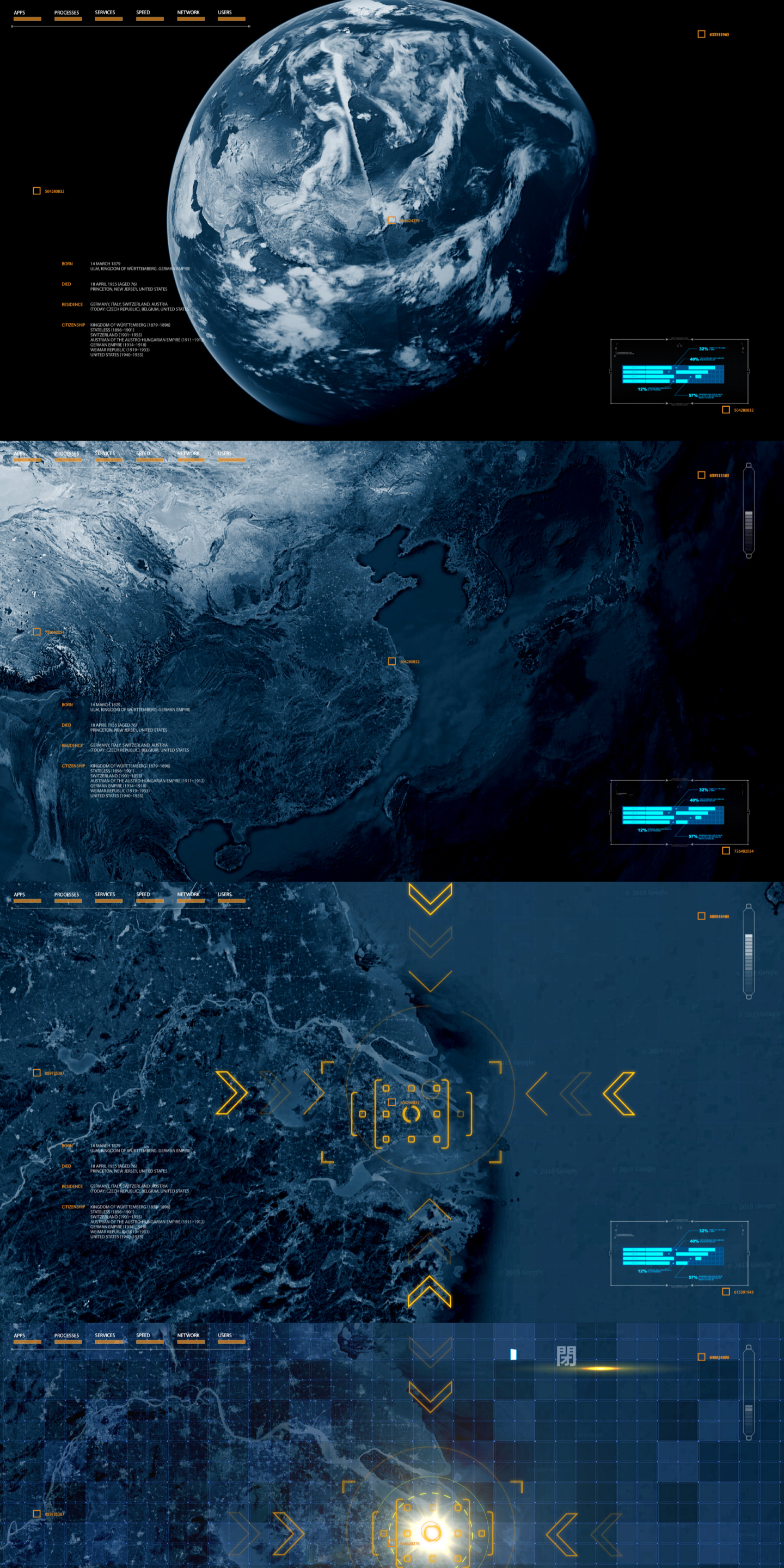 科技地图定位太空鸟瞰中国