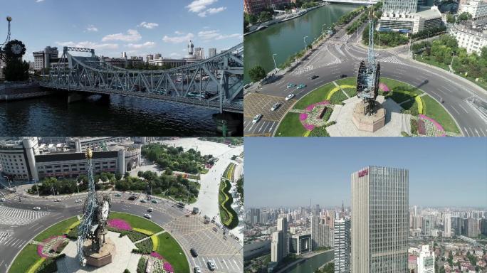 天津站、世纪钟、解放桥、茂业大厦2019
