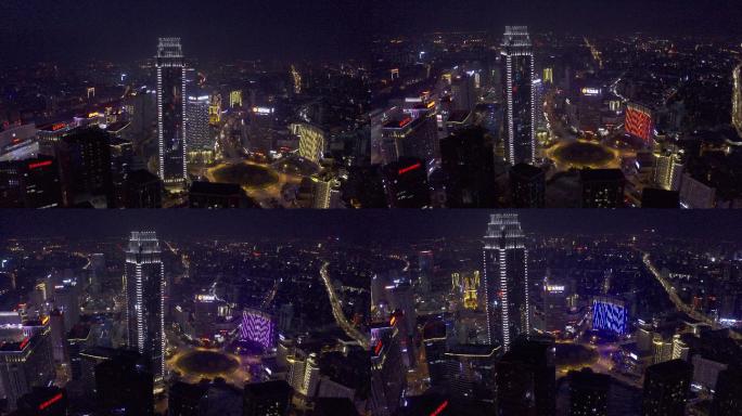 4K-log原素材-沈阳城市夜景