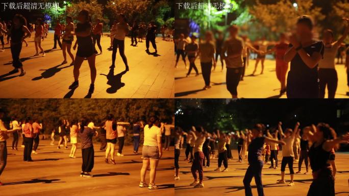 中国广场舞城市人的健康夜生活