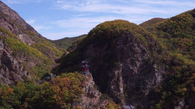 营口赤山风景区航拍