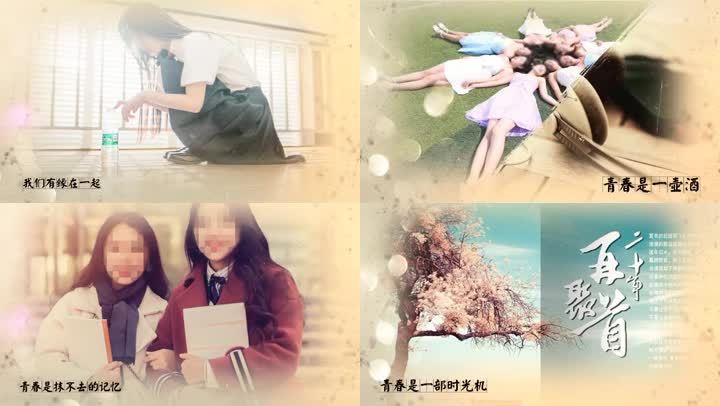 premiere小清新简约毕业写真