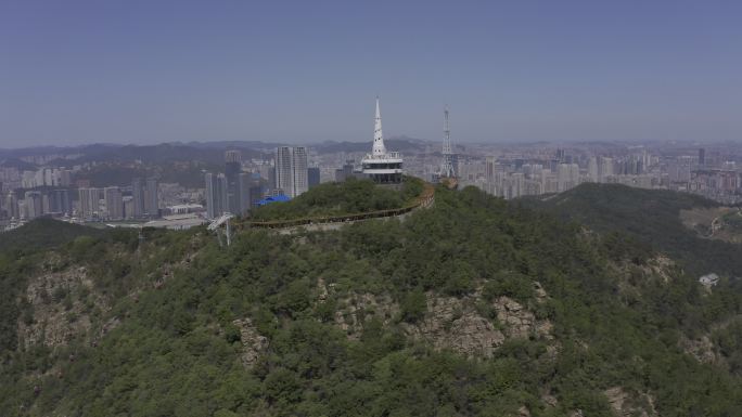 4K-log原素材-大连白云山观景台