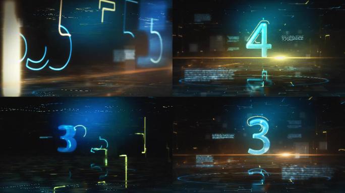 5秒科技空间倒计时