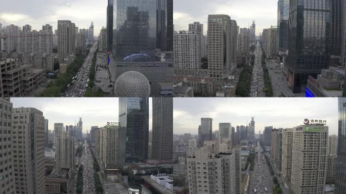 4K-log原素材-沈阳城市发展空境