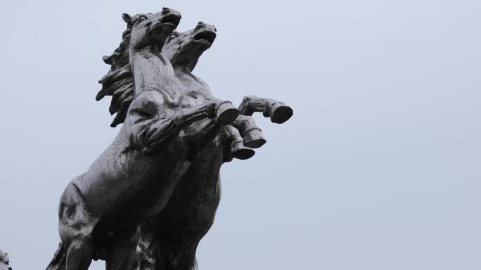 4k马雕像、马群雕像、白木湖公园