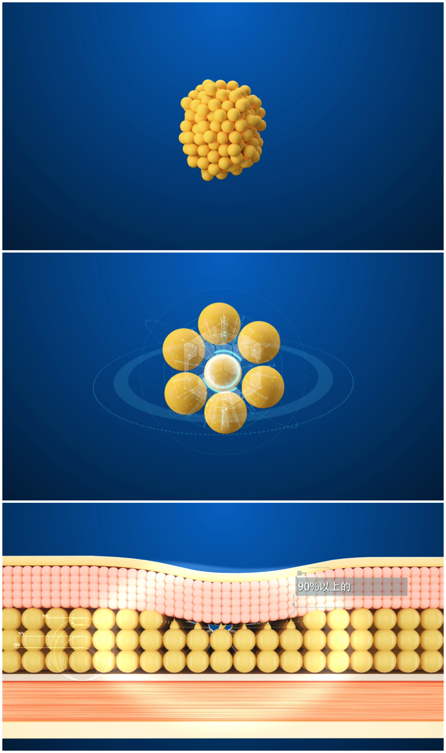 三维脂肪分子结构AE模板