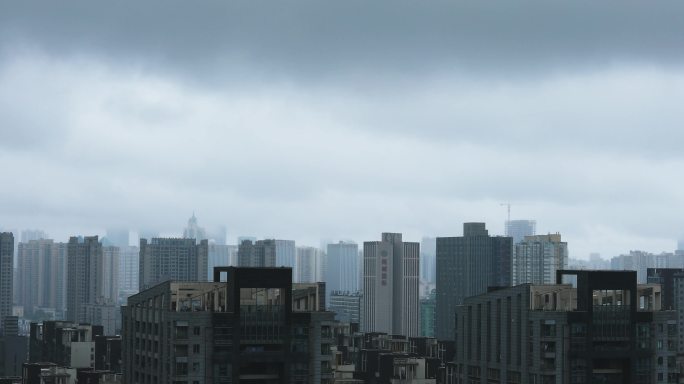 4K雨中的城市（8倍速）-2