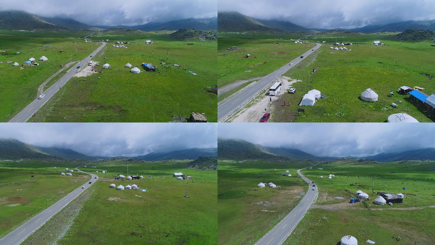 新疆阿勒泰喀纳斯山路