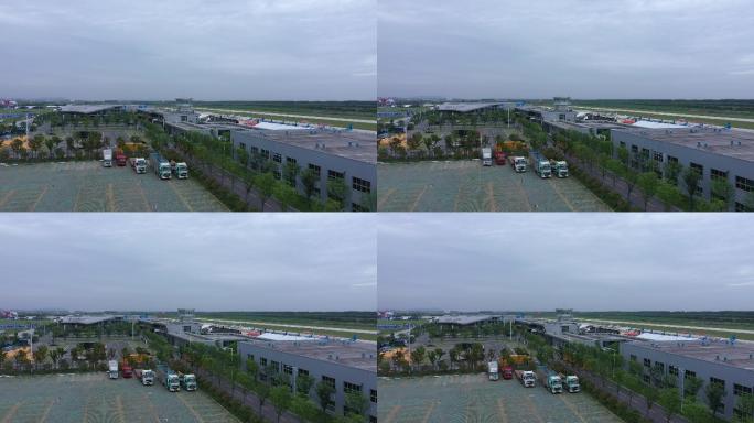 4K-log武汉汉南机场航拍