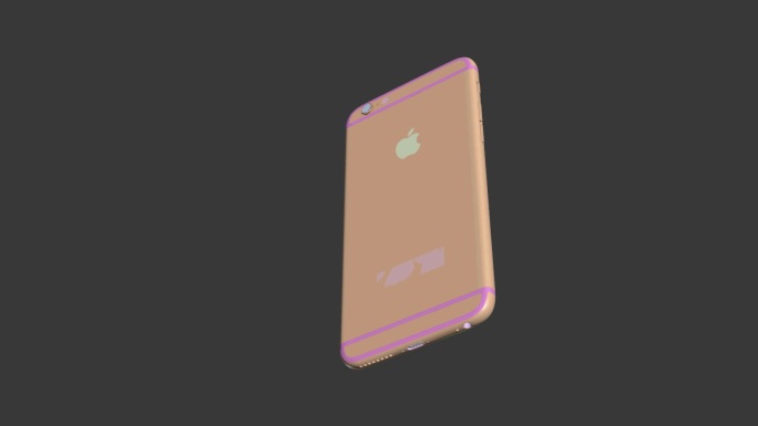 iphone6苹果6手机三维模型