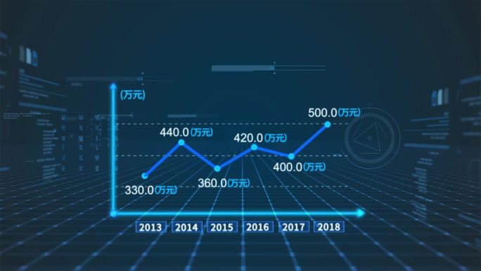 科技数据模板预览