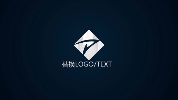 两色光线穿梭片头/logo