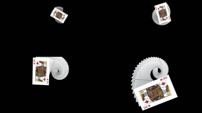 C4D扑克牌简单动画带源文件