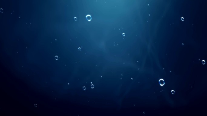 水底气泡视频素材