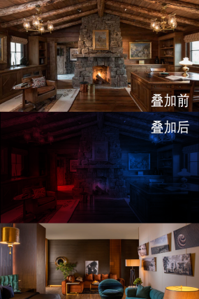 红蓝背景视频素材下载 红蓝背景ae模板下载 Vj师网