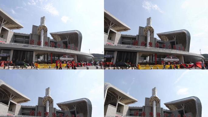 济南奥体中心地面移动延时（需做稳定）