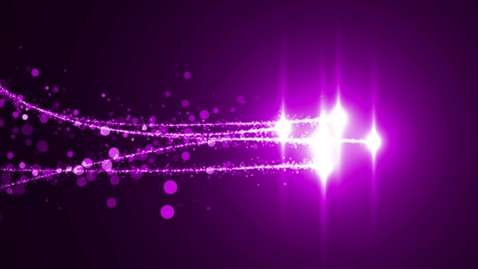 紫色扫光拖尾飘散粒子