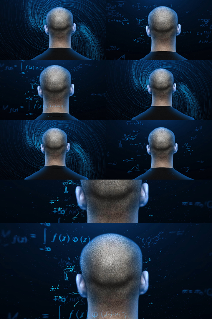 科学智慧天才化学数学视频素材