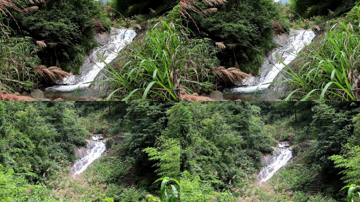 山水瀑布山潭流水