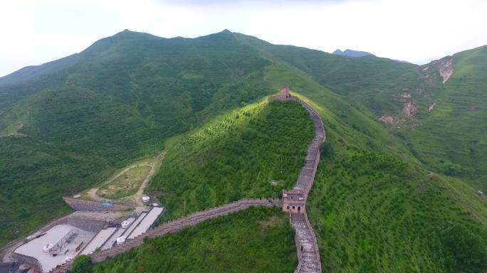 山西忻州雁门关航拍