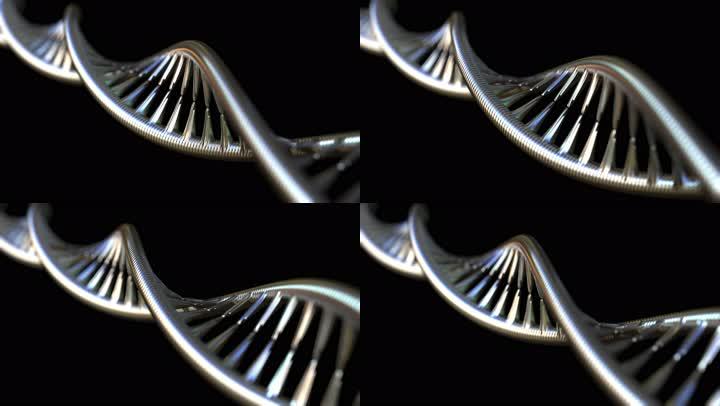【4K】(Alpha)银色金属质感DNA