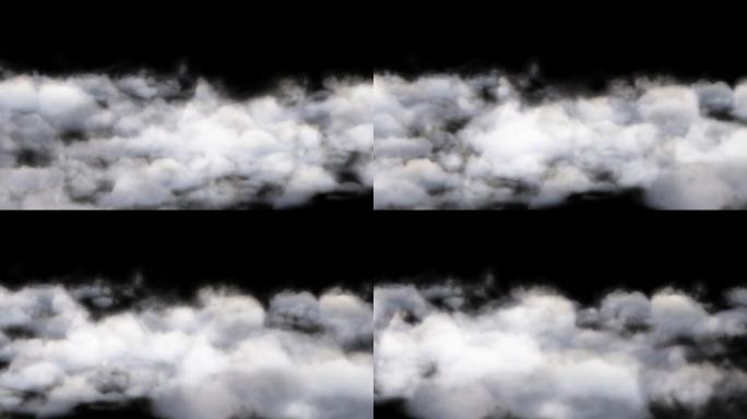 流动的白云动画(02号)-alpha通道