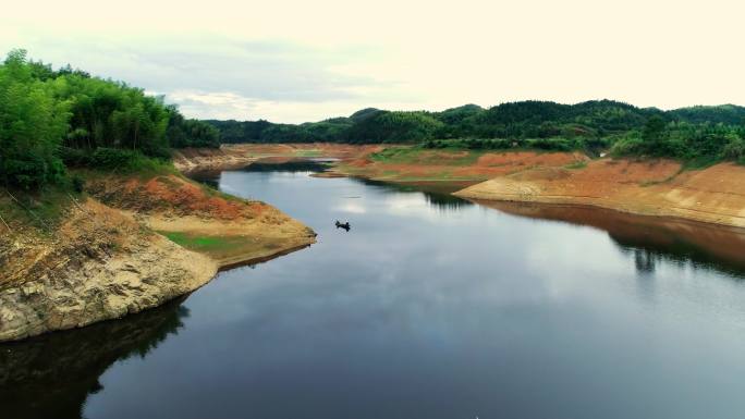 4K航拍湘潭县印子山水库07