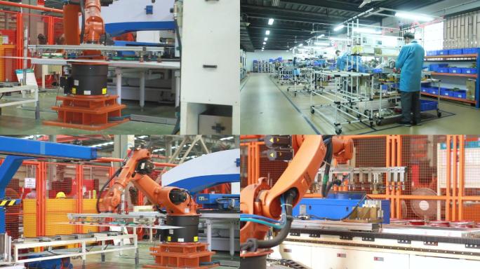 5G机器人智能装备科技科研工业生产制造