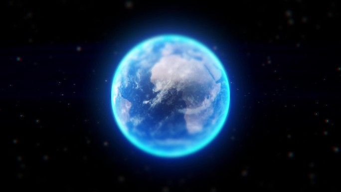 清澈地球特效背景