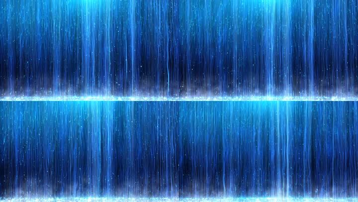 粒子瀑布流水水流