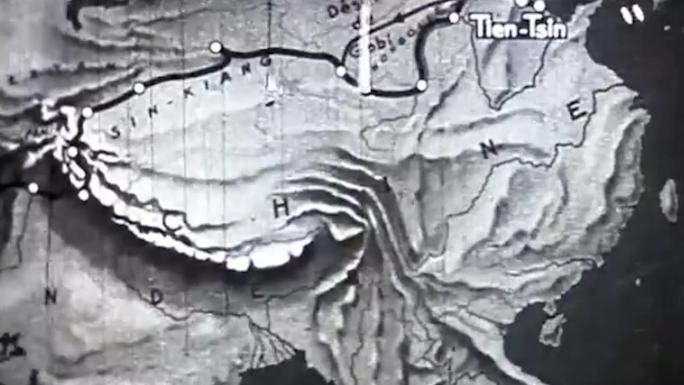 1932年清朝地图视频【外国版】
