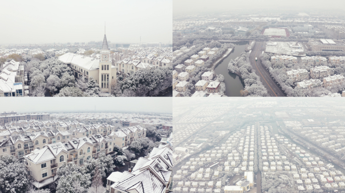 【4K】罕见上海绝美雪景