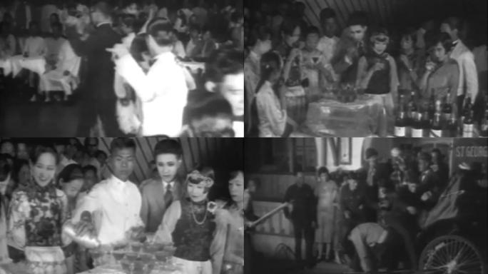 上世纪上海早期黑白影像历史大世界夜总会