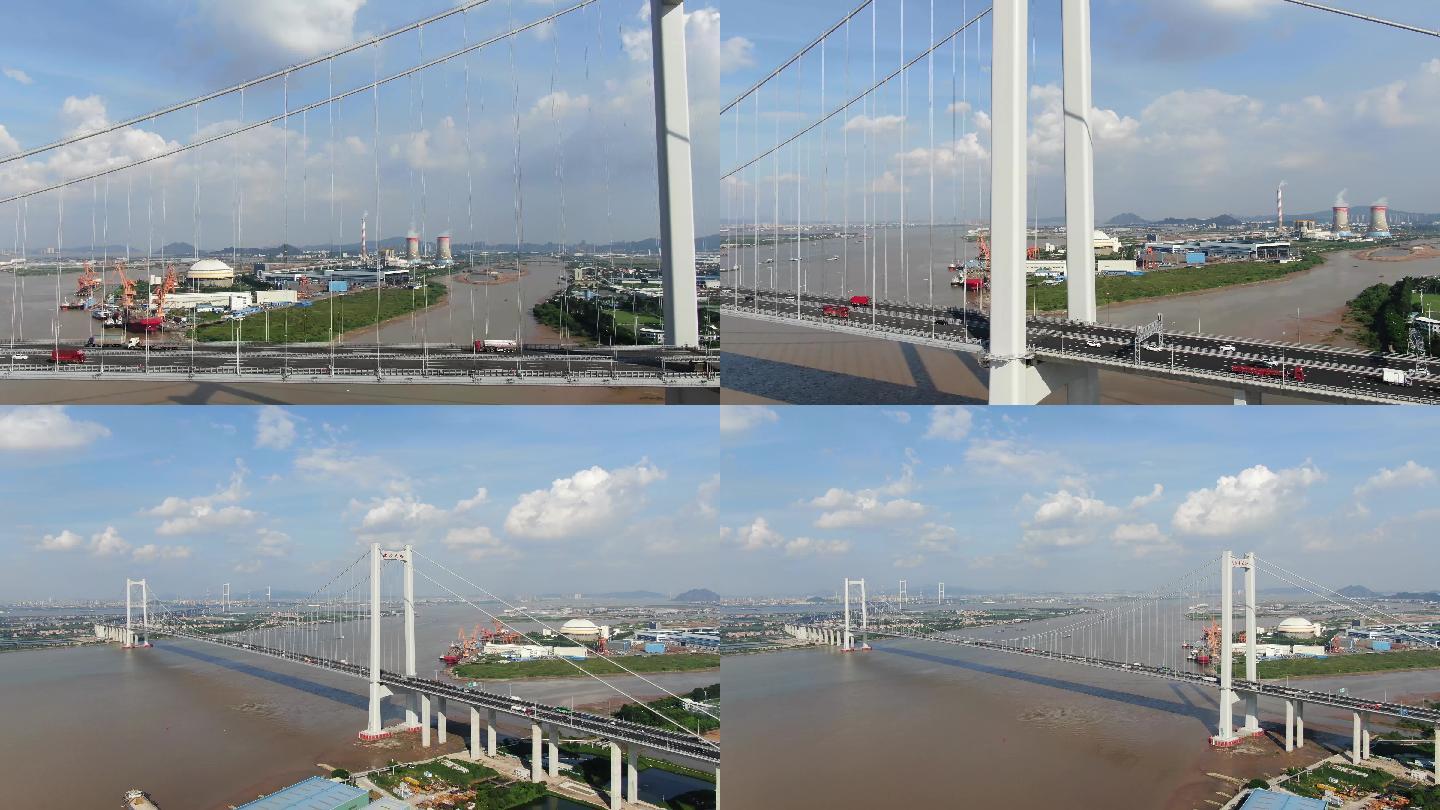 4K航拍-广州南沙大桥大桥G