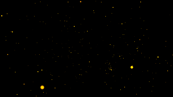 金色粒子萤火虫