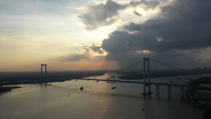 4K航拍-广州南沙大桥大桥I