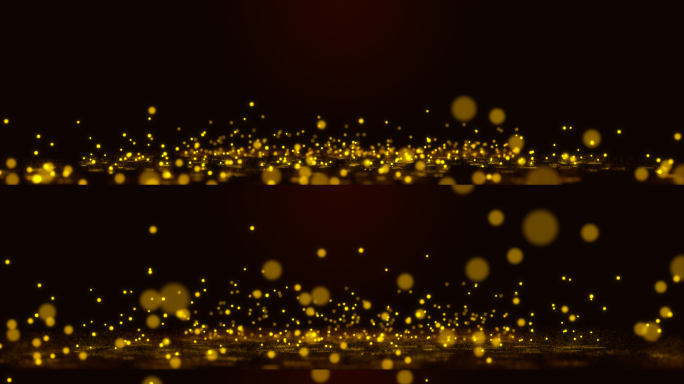 4K金色粒子