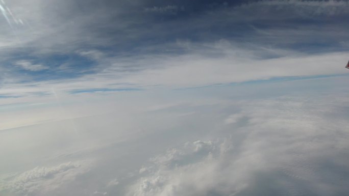 飞机拍摄云高空云云海飞机拍摄
