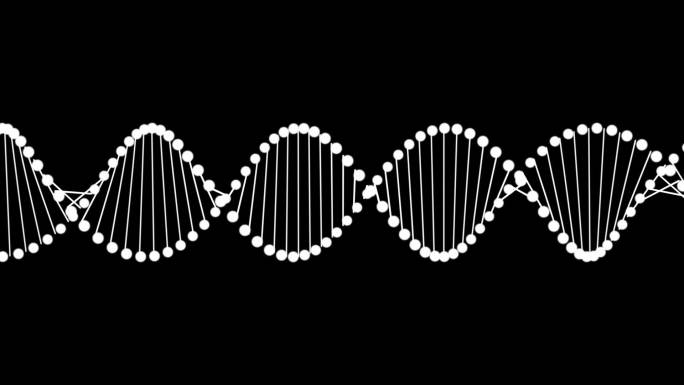 DNA链条模板生物DNA链带输出好的视频