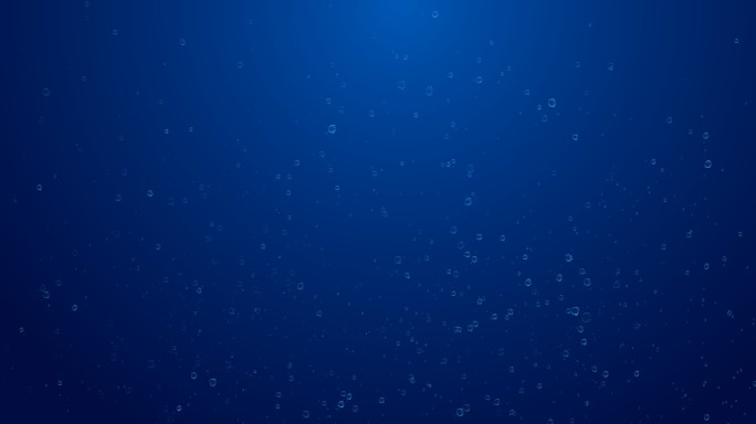 4K海底气泡特效背景