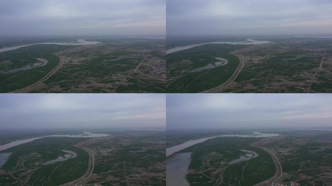 4K-原素材-内蒙古敕勒川平原黄河