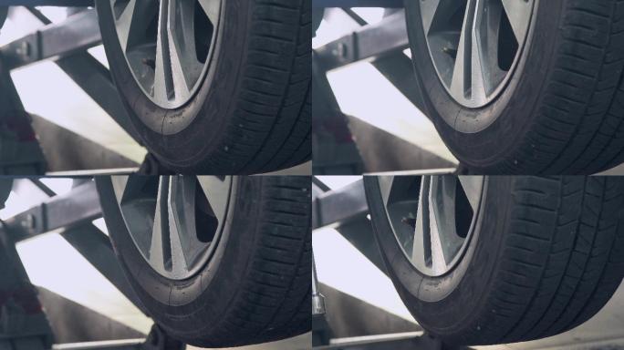 【原创】4K·人工卸轮胎