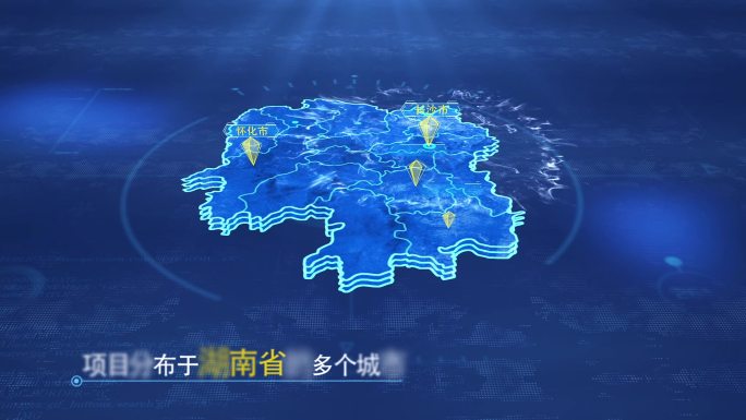 湖南省地图无插件