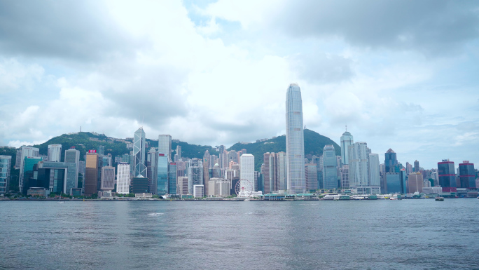4k现代化城市香港维多利亚